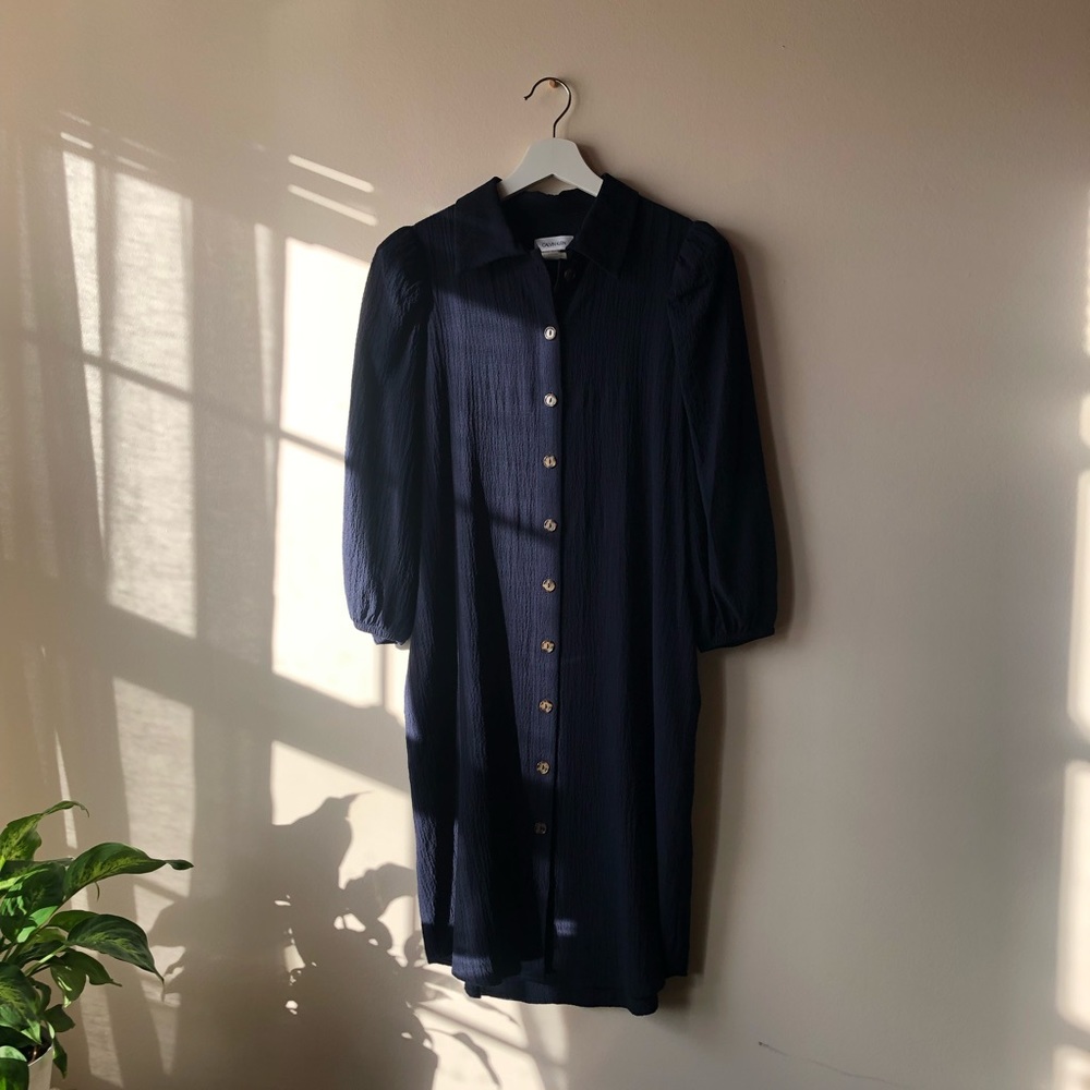 Navy Blue Calvin Klein Dress